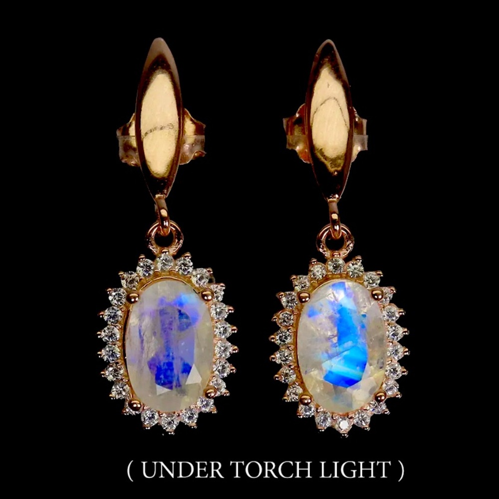Natural Moonstone Earring’s 925